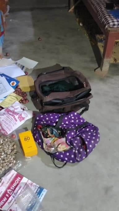 चौक क्षेत्र के रुद्रापुर गांव के एक घर में भीषण चोरी