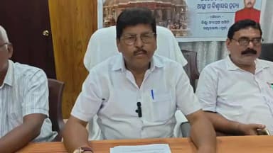 ବାରିପଦା ସଦର: ମୟୂରଭଞ୍ଜ ପୁର୍ବ ଜିଲ୍ଲା କଂଗ୍ରେସ କମିଟି ତରଫରୁ ବାରିପଦା ସର୍କିଟ ହାଉସ ଠାରେ ସାମ୍ବାଦିକ ସମ୍ମିଳନୀ; ପ୍ରତିକ୍ରିୟା ଦେଲେ ଜିଲ୍ଳା ସଭାପତି