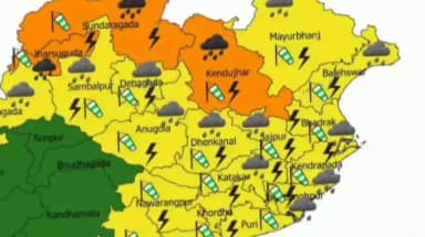 ବାଲେଶ୍ବର ସଦର: ଆସନ୍ତାକାଲି ବାଲେଶ୍ୱର ଜିଲ୍ଲାରେ ବିଜୁଳି ଏବଂ ପ୍ରବଳ ପବନ ସହିତ ପୃଥକ ଘଡ଼ଘଡ଼ି ଓ ପ୍ରବଳ ବର୍ଷା ନେଇ ୟେଲୋ ଆଲର୍ଟ