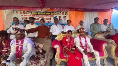 शिकोहाबाद: 22 आदर्श जोड़ों का सामूहिक विवाह, दहेज और फिजूलखर्ची के खिलाफ दिया गया सामाजिक संदेश