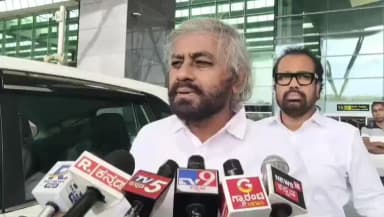 ದೇವನಹಳ್ಳಿ: ಕಾನೂನನ್ನು ಕೈಗೆ ತೆಗೆದುಕೊಳ್ಳುವ ಕೆಲಸ ನಾವು ಮಾಡೋದಿಲ್ಲ:ದೇವನಹಳ್ಳಿಯ ಕೆಂಪೇಗೌಡ ವಿಮಾನ ನಿಲ್ದಾಣದಲ್ಲಿ ಸಚಿವ ಈಶ್ವರ್ ಖಂಡ್ರೆ ಪ್ರತಿಕ್ರಿಯೆ