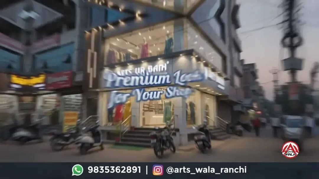 Apni Dukaan ko dijiye Premium Look! Ranchi ka best Shop Branding Solution - Arts Wala Ranchi 🤩#ranchi