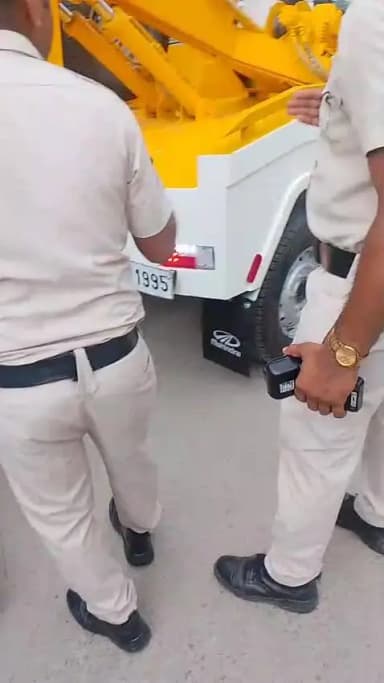 फतेहाबाद: फतेहाबाद में नई पुलिस क्रेन ने पहले दिन ही स्कॉर्पियो टो कर दिखाया दम