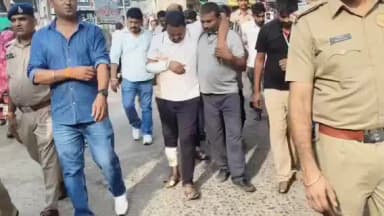 नरसिंहपुर: नरसिंहपुर में हत्याकांड के आरोपियों का जुलूस निकाला गया, मीडिया के सवालों से बचते दिखे आरोपी