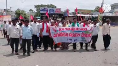 వైరా: వైరా రిజర్వాయర్ ఆనకట్ట పరిధిలో వరిసాకు నీటిని విడుదల చేయాలి : CPM జిల్లా నాయకులు భూక్య వీరభద్రం