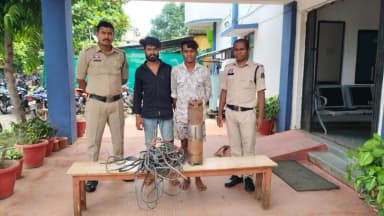 राजिम: धमनी खार में 3 HP समर्सिबल पंप और 150 मीटर केबल चोरी, दो आरोपी गिरफ्तार