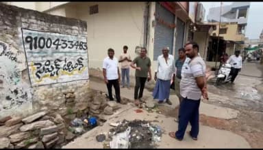 అచ్చంపేట: అచ్చంపేటలో ఏడాది గడిచినా డ్రైనేజీ పనులు শুরু కాలేవి