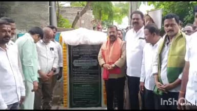 హనుమకొండ: న్యూ శాయంపేటలో 1.12 కోట్లతో అంతర్గత సీసీ రోడ్ల నిర్మాణ పనులకు శంకుస్థాపన చేసిన ఎమ్మెల్యే