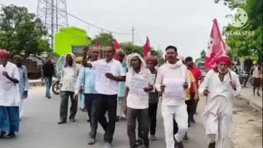 दरौंधा: सिवान के दौरौदा में छात्र नेताओं की गिरफ्तारी पर रोक लगाने के लिए भाजपा मलिक ने किया मार्च