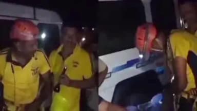चकराता: चकराता में टोंस नदी में गिरा बाइक सवार, SDRF और पुलिस का सर्च ऑपरेशन जारी है