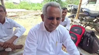 बाड़मेर: 55 दिन बाद बाड़मेर कलेक्टर के सामने आबाराम मेघवाल के धरने पर पहुंचे BJP विधायक आदुराम मेघवाल, मीडिया से की बातचीत