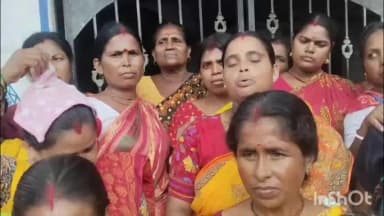 তপন: অন্নপূর্ণা যোজনার টাকার দাবিতে গ্রাম পঞ্চায়েতে তালা, বিক্ষোভে উত্তাল তপনের রামপাড়া চ্যাঁচড়া