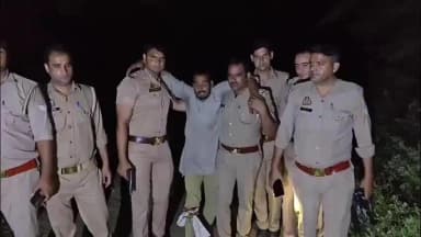 बड़ौत: सरौरा के जंगल में गौहत्या के आरोपी मुठभेड़ में घायल, पैर में गोली लगी, तमंचा-कारतूस बरामद, महिला आरोपी भी गिरफ्तार