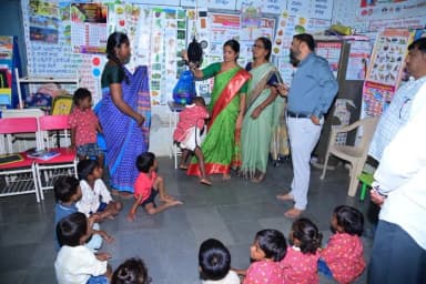 తాడూరు: తాడూరు మండలంలో ప్రభుత్వ పాఠశాలల, అంగన్వాడి కేంద్రాల్లో జాతీయ ప్రమాణాల తనిఖీ