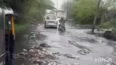 लातूर: पहिल्याच पावसात लातूर महापालिकेच्या दाव्यांची पोलखोल; लातूर शहरातील पूर्व भागात पुरसदृश परिस्थिती