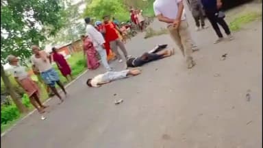 खड़गपुर: नवटोलिया लडूई के समीप दो बाइकों की आमने-सामने टक्कर, दो युवकों की मौत, एक गंभीर घायल