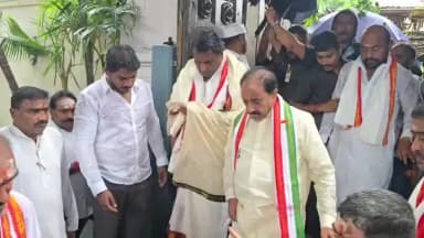 సిరిసిల్ల: వేములవాడ చేరుకున్న మంత్రులు తుమ్మల నాగేశ్వరరావు అడ్లూరి లక్ష్మణ్ కుమార్