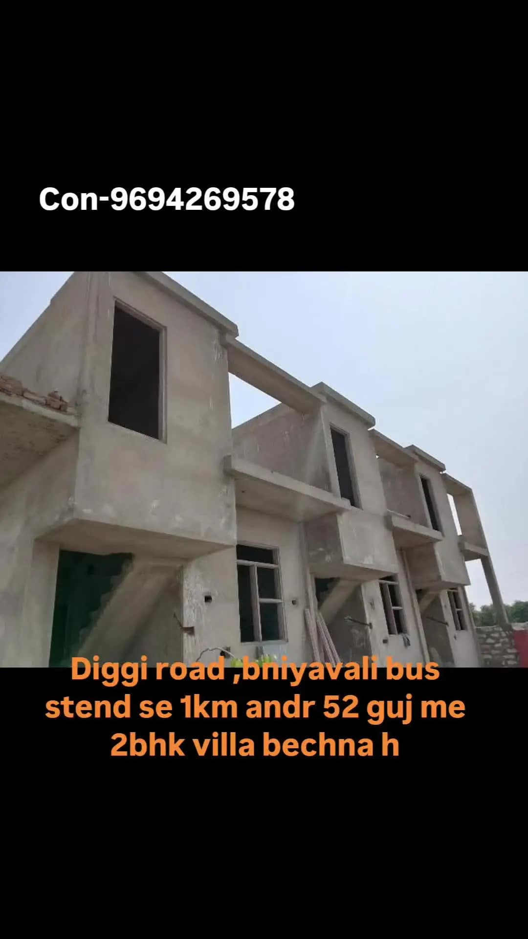 52 guj me ye 2bhk villa bechna h