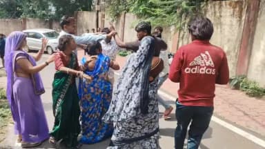 सागर नगर: दिल्ली में प्रेम विवाह करने वाले नवदंपती से सागर लौटने पर युवती के परिजनों ने कचहरी में की मारपीट