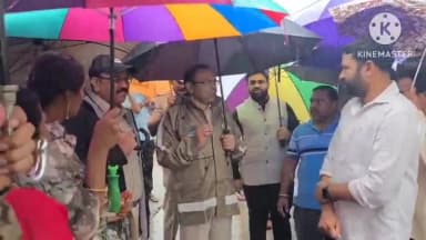 బెల్లంపల్లి: బెల్లంపల్లి పట్టణంలో వరద ప్రభావిత ప్రాంతాలను పరిశీలించిన సిపి అంబర్ కిశోర్జా