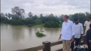 టేకుమట్ల: మోరాంచ వాగు ఉదృతిని పరిశీలించిన మాజీ ఎమ్మెల్యే