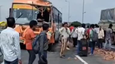 सिरसागंज: हाईवे पर हैवतपुर पुल पर ईंटों से भरी ट्रैक्टर-ट्रॉली से टकराई रोडवेज बस, कई यात्री चोटिल, टला बड़ा हादसा