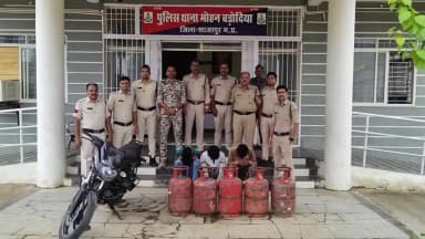 मोहन बड़ोदिया: मोहन बड़ोदिया पुलिस ने चौमा गैस गोदाम चोरी का किया खुलासा, 3 आरोपी गिरफ्तार, ₹1 लाख का मशरूका बरामद