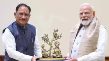 रायपुर: बस्तर के कायाकल्प योजना को लेकर मुख्यमंत्री साय ने प्रधानमंत्री से की मुलाकात