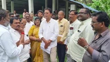 రాజోలు: రాజోులో శివకోడులో OHBR నిర్మాణ స్థలాన్ని ఎమ్మెల్యే దేవ వరప్రసాద్ పరిశీలన