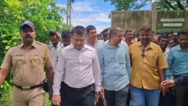 नांदगाव खंडेश्वर: पूरग्रस्त भागाची आमदार प्रताप अडसड यांनी केली पाहणी;जिल्हाधिकारी समवेत दौरा