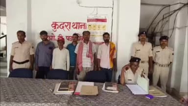 कुदरा: पुलिस ने शराब पीने के मामलों में पांच लोगों को गिरफ्तार कर न्यायिक हिरासत में भेजा
