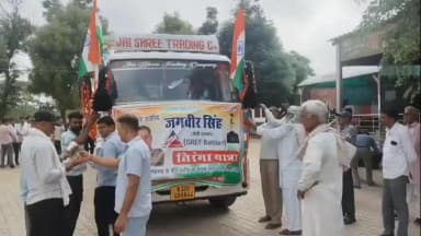 राजगढ़: बीआरओ जवान जगवीर रेप्सवाल की पार्थिव देह सादुलपुर पहुंची, मांगों को लेकर एक बार तिरंगा यात्रा रुकी, शहीद की मांग