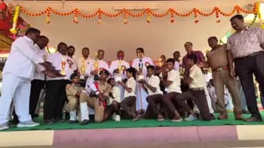 கடலூர்: மஞ்சக்குப்பம் புனித வளனார் பள்ளியில் ஆண்டு விழா அமைச்சர் ராஜ்குமார் பங்களிப்பு