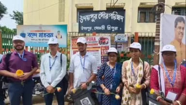 উদয়পুর: উদয়পুর পৌর পরিষদের ২৩টি ওয়ার্ডে জনগণনা ২০২৭ এর কর্মসূচি শুভ সূচনা করা হয়