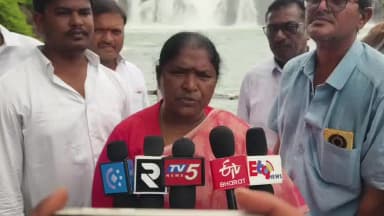 వాజేడు: జలపాతాల వద్ద పర్యాటకులు జాగ్రత్తగా ఉండాలి : మంత్రి సీతక్క