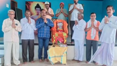 అసిఫాబాద్: జేత్వాన్ బుద్ధ విహార్ లో అన్నాభావు సాటె జయంతి