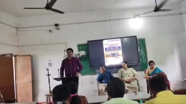 विस्थापित महाविद्यालय बालीडीह बोकारो में वर्कशॉप में प्रेजेंटेशन 01.08.2026