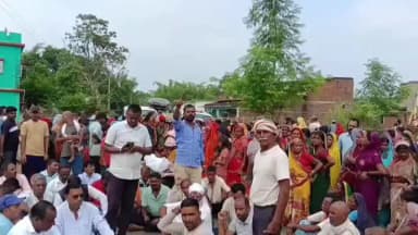 बिरनी: बाराडीह में शव रखकर छह घंटे तक सड़क जाम, गिरफ्तारी की मांग; पुलिस अधिकारी के आश्वासन पर प्रदर्शन समाप्त