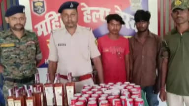 सनहौला: रसलपुर थाना पुलिस ने 28.5 लीटर विदेशी शराब व 2 मोटरसाइकिल के साथ 2 कारोबारियों को गिरफ्तार किया, एक फरार