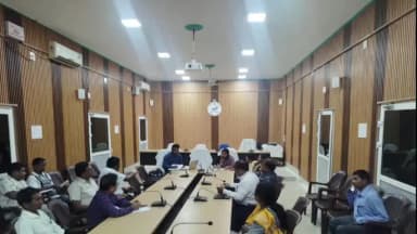 ରାଇରଙ୍ଗପୁୁର: ରାଜ୍ୟସ୍ତରୀୟ ୭୨ତମ ଦୌଡ଼କୁଦ ପ୍ରତିଯୋଗିତା ପାଇଁ ରାଇରଙ୍ଗପୁର ଠାରେ ପ୍ରସ୍ତୁତି ବୈଠକ ଅନୁଷ୍ଠିତ