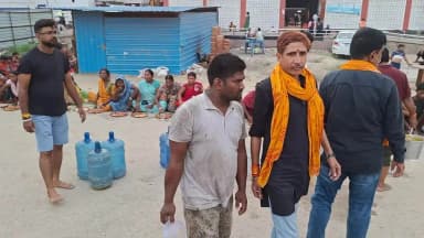 भण्डारा 01/09/26 हाजीपुर स्टेशन परिसर