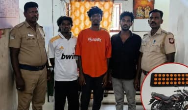 விழுப்புரம்: விழுப்புரத்தில் 96 போதை மாத்திரைகள் விற்க முயன்ற 3 பேர் கைது