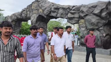 கோவை தெற்கு: செம்மொழிப் பூங்காவில் அமைச்சர் சம்பத்குமார் ஆய்வு மேற்கொண்டார்.