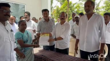 బాపట్ల: పుట్టవారి పాలెం లో 1.84 కోట్లు ముఖ్యమంత్రి సహాయనిధి చెక్కులు అందించిన మంత్రి రవికుమార్, టూరిజం చైర్మన్ బాలాజీ