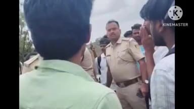 ತಿಕೋಟಾ: ಪೊಲೀಸ್ ನೇಮಕತಿ ಪರೀಕ್ಷೆ ಪಟ್ಟಣದಲ್ಲಿ ವಿದ್ಯಾರ್ಥಿಗಳಿಂದ ಪರೀಕ್ಷಾ ಕೇಂದ್ರದ ಗೆಟ್ ಧ್ವಂಸ