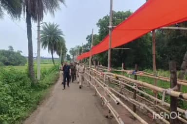 लखीसराय: नगर थाना क्षेत्र के अशोक धाम मंदिर परिसर का एसडीओ सीडीपीओ ने संयुक्त रूप से किया निरीक्षण