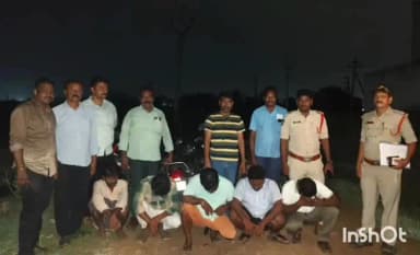 గుంటూరు: నల్లపాడు పోలీస్ స్టేషన్ పరిధిలో పేకాట స్థావరంపై టాస్క్ ఫోర్స్, పోలీసుల సంయుక్త దాడి