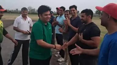 बवानी खेड़ा: नशा मुक्त भारत व सड़क सुरक्षा के संदेश के साथ खेला गया प्रशासन और प्रेस-11 के बीच टी-20 मुकाबला