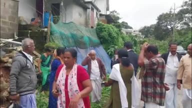 ഇടുക്കി: കട്ടപ്പന പുളിയൻമല റോഡിൽ മണ്ണിടിച്ചിൽ ഭീഷണിയിൽ 8 കുടുംബങ്ങൾ