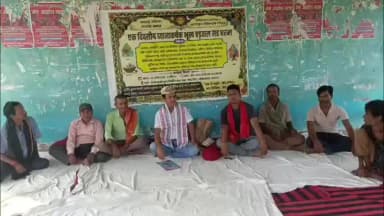 बहादुरपुर: मिथिला के जनहित मुद्दों पर समाज सुधारक सुजीत चौधरी की एक दिवसीय भूख हड़ताल, जिला प्रशासन से ठोस कार्रवाई की मांग